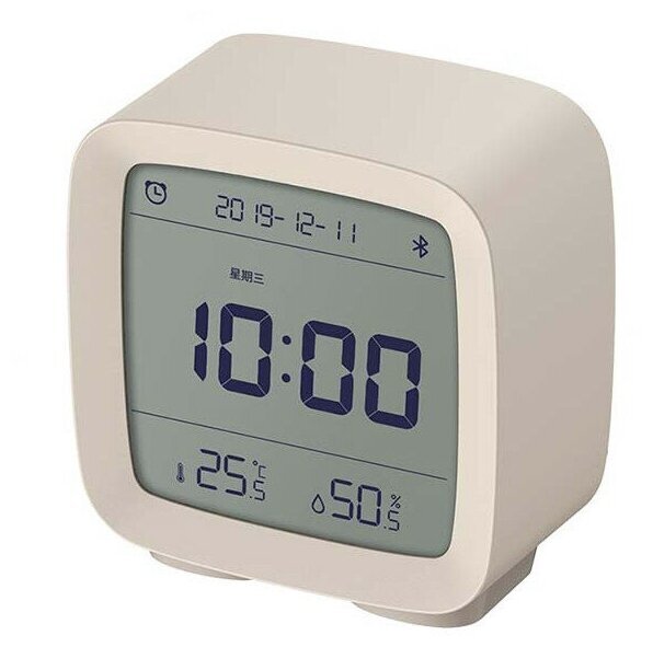 Часы с термометром и гигрометром Xiaomi Qingping Bluetooth Smart Alarm Clock