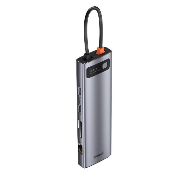 USB - концентратор / Переходник / Хаб Baseus Metal Gleam Series 11-in-1