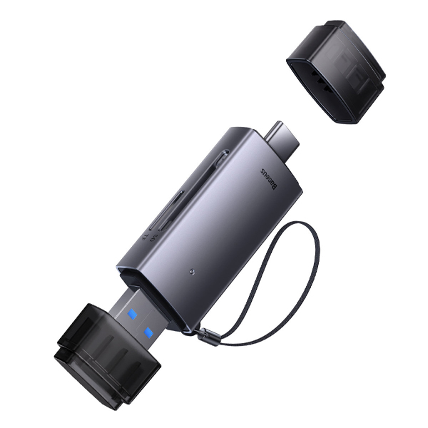 Картридер Baseus Lite Series USB-A & Type-C to SD/TF Card Reader