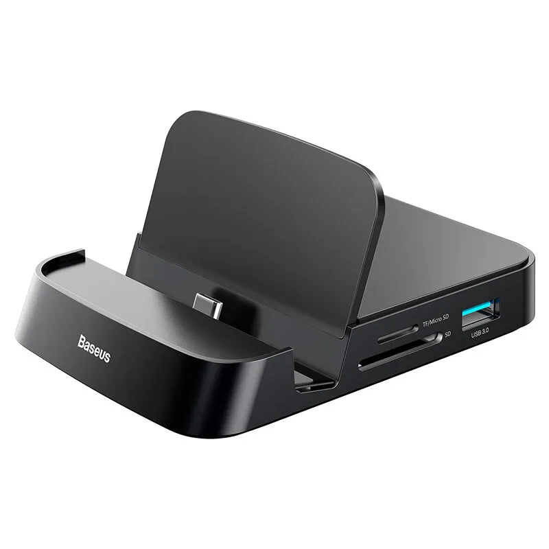 Док-станция 7 в 1 Baseus для смартфонов Type-C с разъемами USB 3.0, USB 2.0 х 2, Type-C, HDMI, SD, microSD
