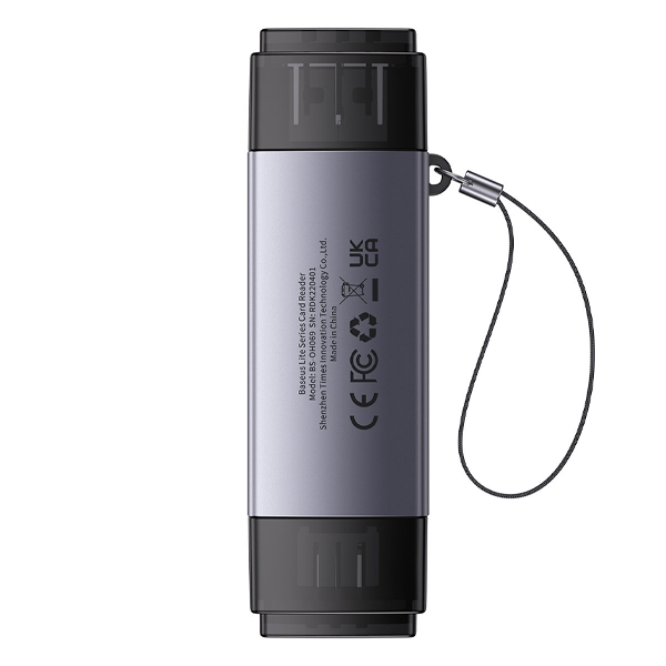 Картридер Baseus Lite Series USB-A & Type-C to SD/TF Card Reader