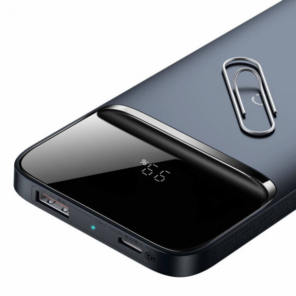 Внешний аккумулятор Baseus Magnetic Wireless Quick Charging Power Bank 10000mAh 20W, Синий (PPMT-03)