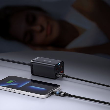 Кабель Baseus Explorer Series Auto Power-Off Fast Charging Data Cable USB - Lightning 2.4A 1m