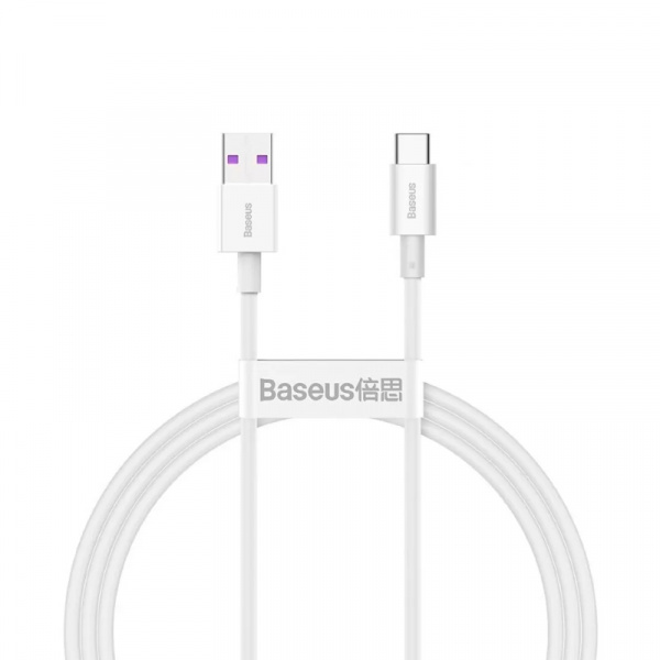 Кабель Baseus Superior Series Fast Charging Data Cable USB-A to Type-C 66W 1m Белый (CATYS-02)