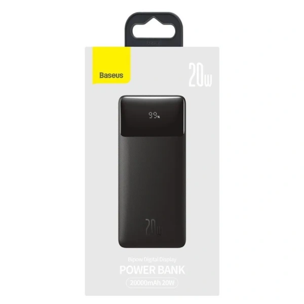 Внешний аккумулятор Baseus Bipow Digital Display Power Bank 20000mAh 20W