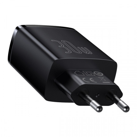 Сетевое зарядное устройство Baseus Compact Quick Charger 30W 2U+C EU