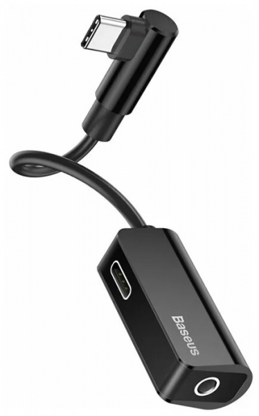 Кабель-переходник Baseus L45 USB Type-C на AUX 3.5mm + USB Type-C