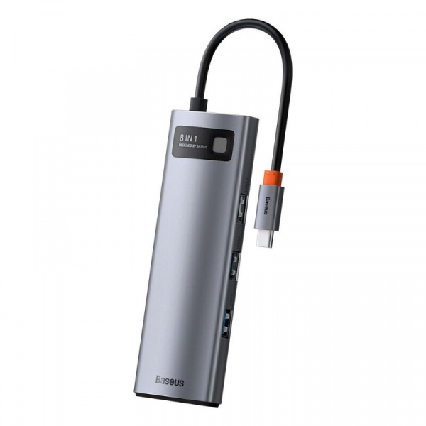 USB - концентратор / Переходник / Хаб Baseus Metal Gleam Series 8-in-1