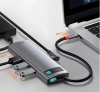 USB - концентратор / Переходник / Хаб Baseus Metal Gleam Series 8-in-1