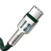 Кабель Baseus Cafule Series Metal Data Cable Type-C to Type-C 100W 2m Green
