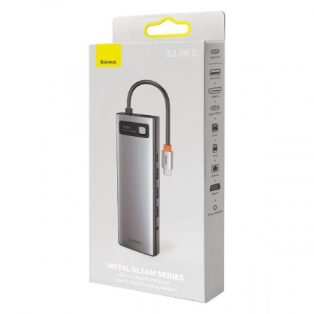 USB - концентратор / Переходник / Хаб Baseus Metal Gleam Series 11-in-1