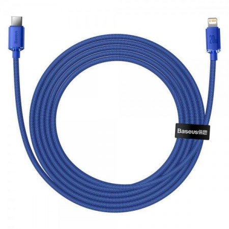 Кабель Baseus Crystal Shine Series Fast Charging Data Cable Type-C to iP 20W 2m Blue