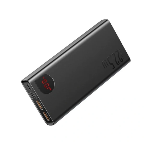Внешний аккумулятор Baseus Adaman Metal Digital Display Quick Charge Power Bank 22.5W 30000mAh + кабель Type-C 3A 50cm