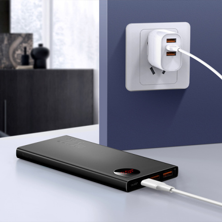 Внешний аккумулятор Baseus Adaman Metal Digital Display Quick Charge Power Bank 10000mAh 22.5W  (2021 Editon)