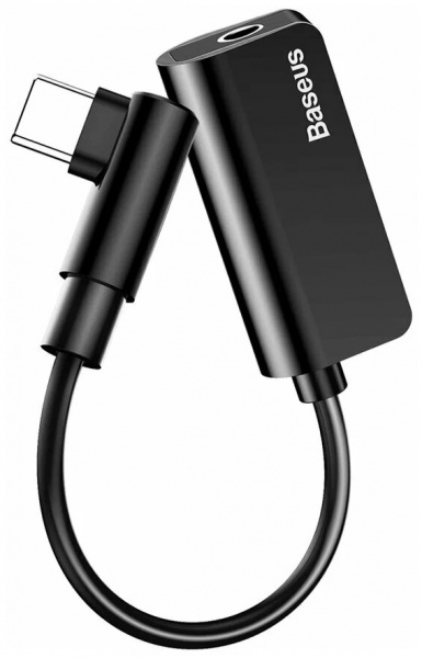 Кабель-переходник Baseus L45 USB Type-C на AUX 3.5mm + USB Type-C