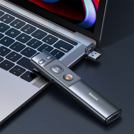 Лазерная указка-презентер Baseus Orange Dot Wireless Presenter
