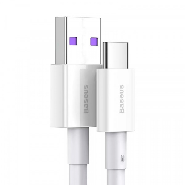 Кабель Baseus Superior Series Fast Charging Data Cable USB-A to Type-C 66W 1m Белый (CATYS-02)
