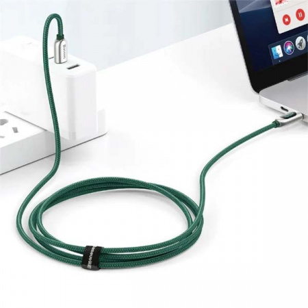 Кабель с индикатором тока зарядки Baseus Display Fast Charging Data Cable Type-C to Type-C 100W 2m
