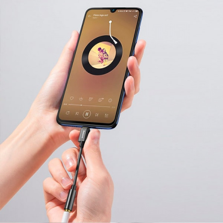 Переходник USB Type-C - AUX 3.5мм Baseus L54 Серый (CATL54-0G)