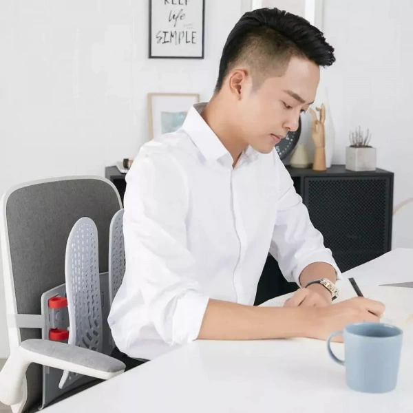 Регулируемая эргономичная подушка для спины Mi Leband Adjustable Ergonomic Back Pad Support
