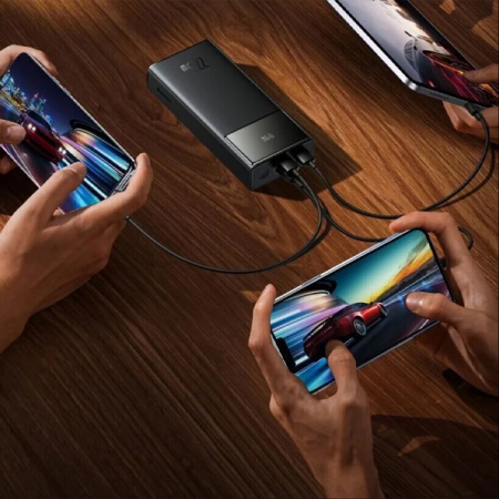  Внешний аккумулятор Baseus Star Lord Display 22.5W 30000 mAh с кабелем USB Type-A to Type-C 3A 0.3m