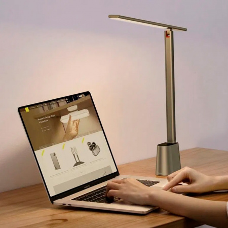 Настольная лампа Baseus Rechargeable Folding Reading Desk Lamp (Smart Light)