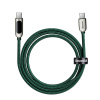 Кабель с индикатором тока зарядки Baseus Display Fast Charging Data Cable Type-C to Type-C 100W 2m