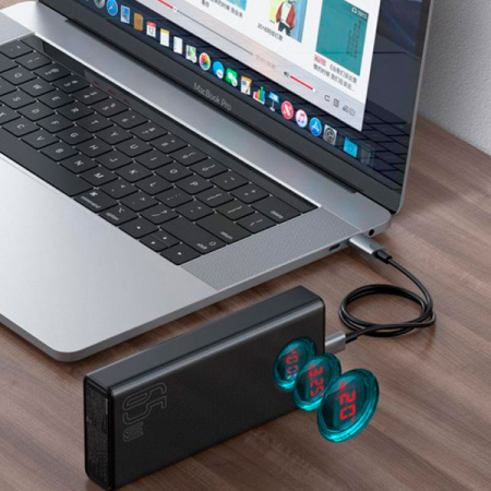  Внешний аккумулятор Baseus Power Bank Amblight Quick Charge 65W 30000mAh