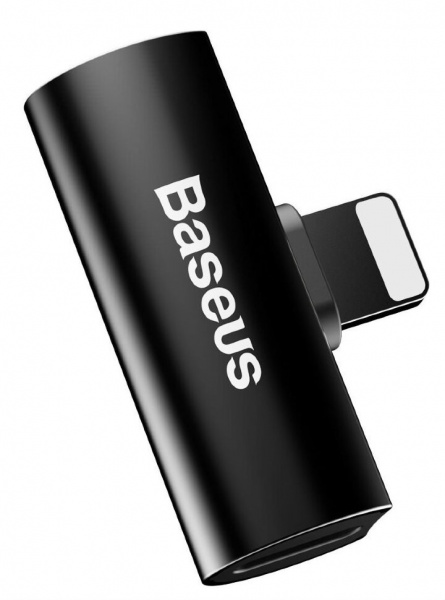 Аудио переходник Baseus L46 iP Male to Dual iP Femail Adapter